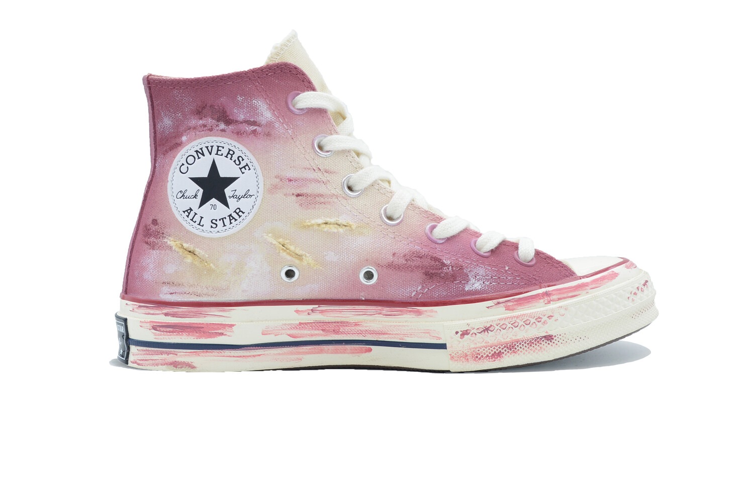 

1970-е годы Кеды унисекс с высоким берцем бежевого цвета Converse