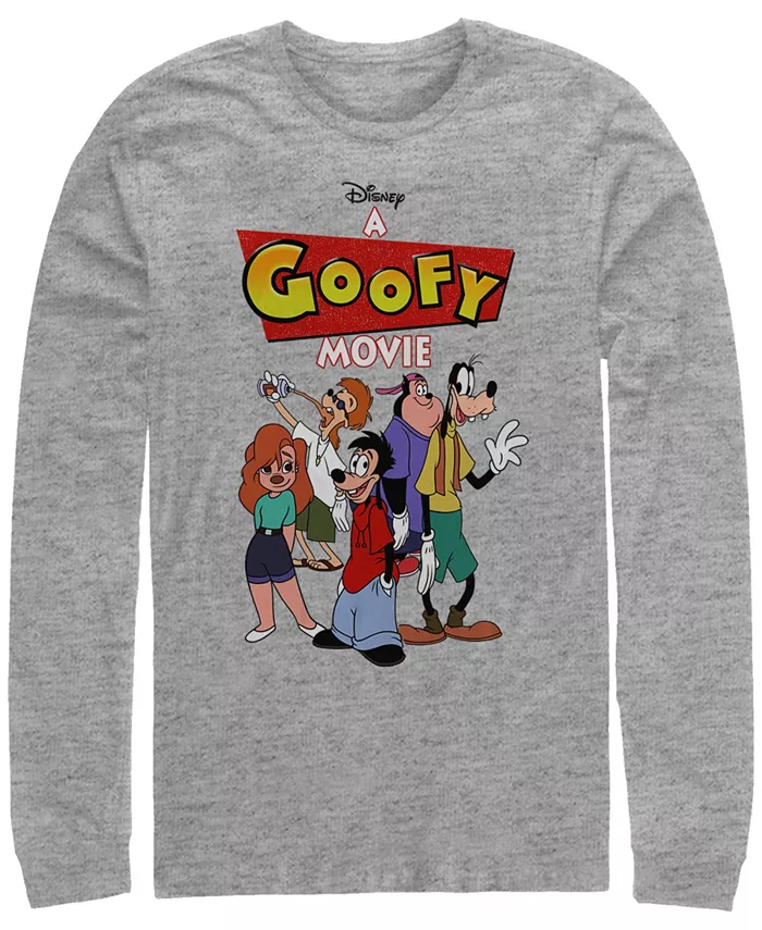 

Футболка мужская с длинным рукавом и круглым вырезом A Goofy Movie Logo Group Fifth Sun, серый