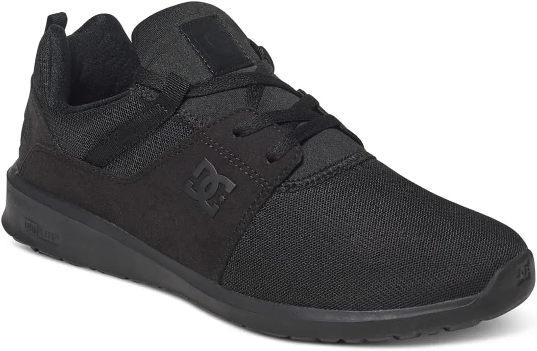 Мужские повседневные скейтбордистские кроссовки DC Heathrow DC Shoes, Black Black Black 3Bk — фото 2