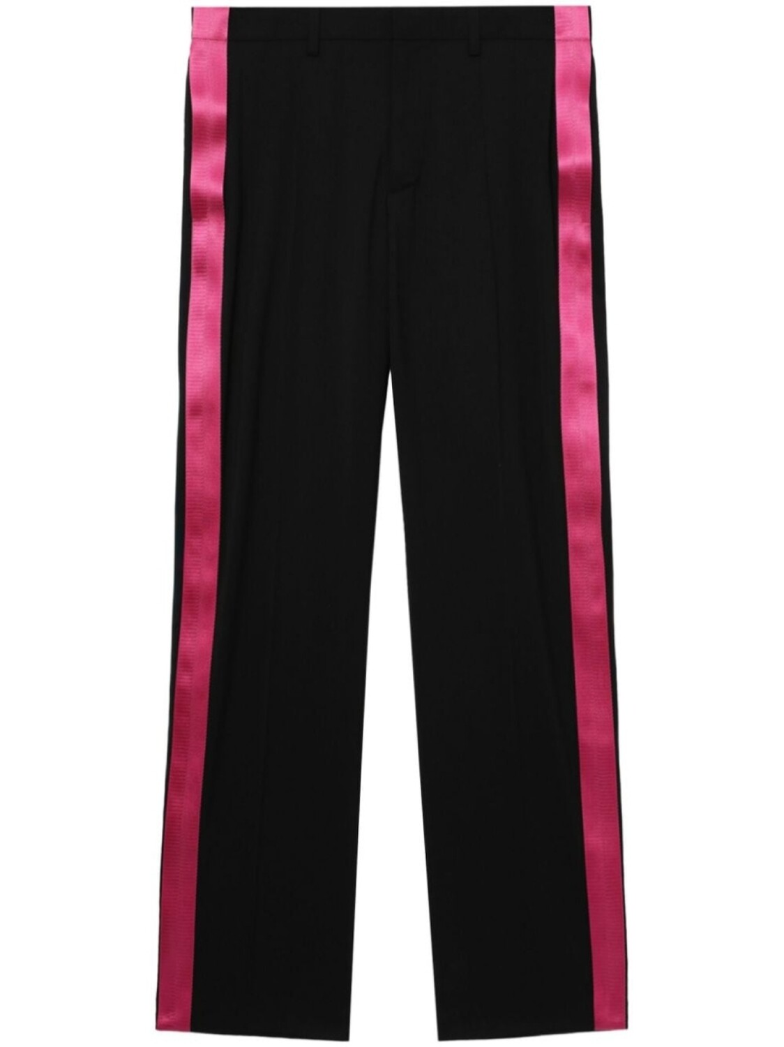 

Helmut Lang шерстяные брюки с атласной отделкой, черный