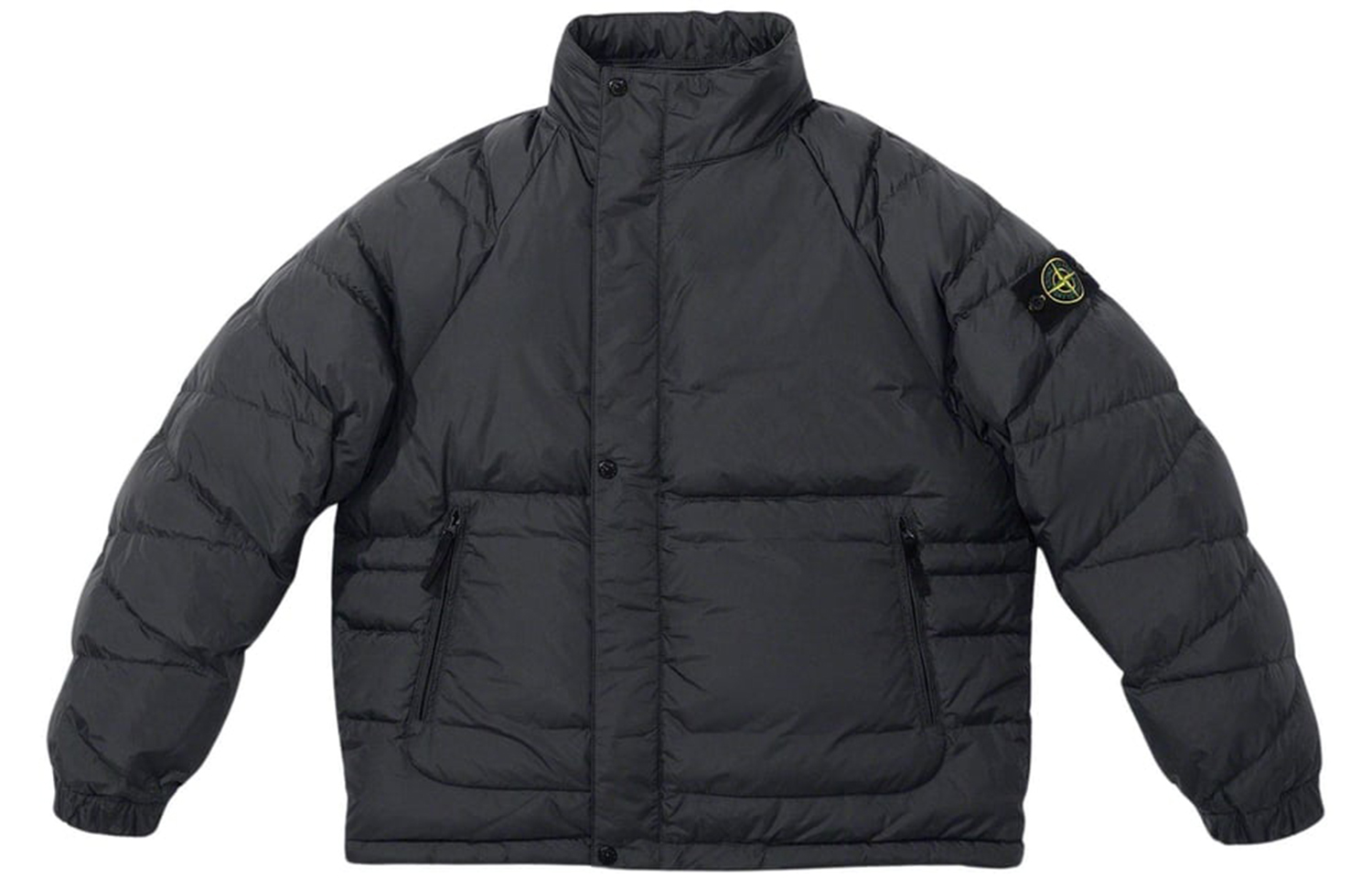 Stone Island Reversible Down Puffer Jacket Supreme, Оливковый Зеленый — фото 4