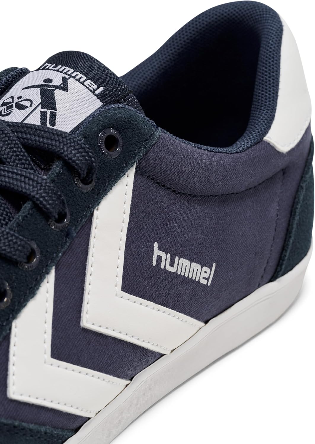 Кроссовки Hummel Unisex-Adult Stadil Light Canvas, белый/синий — фото 3