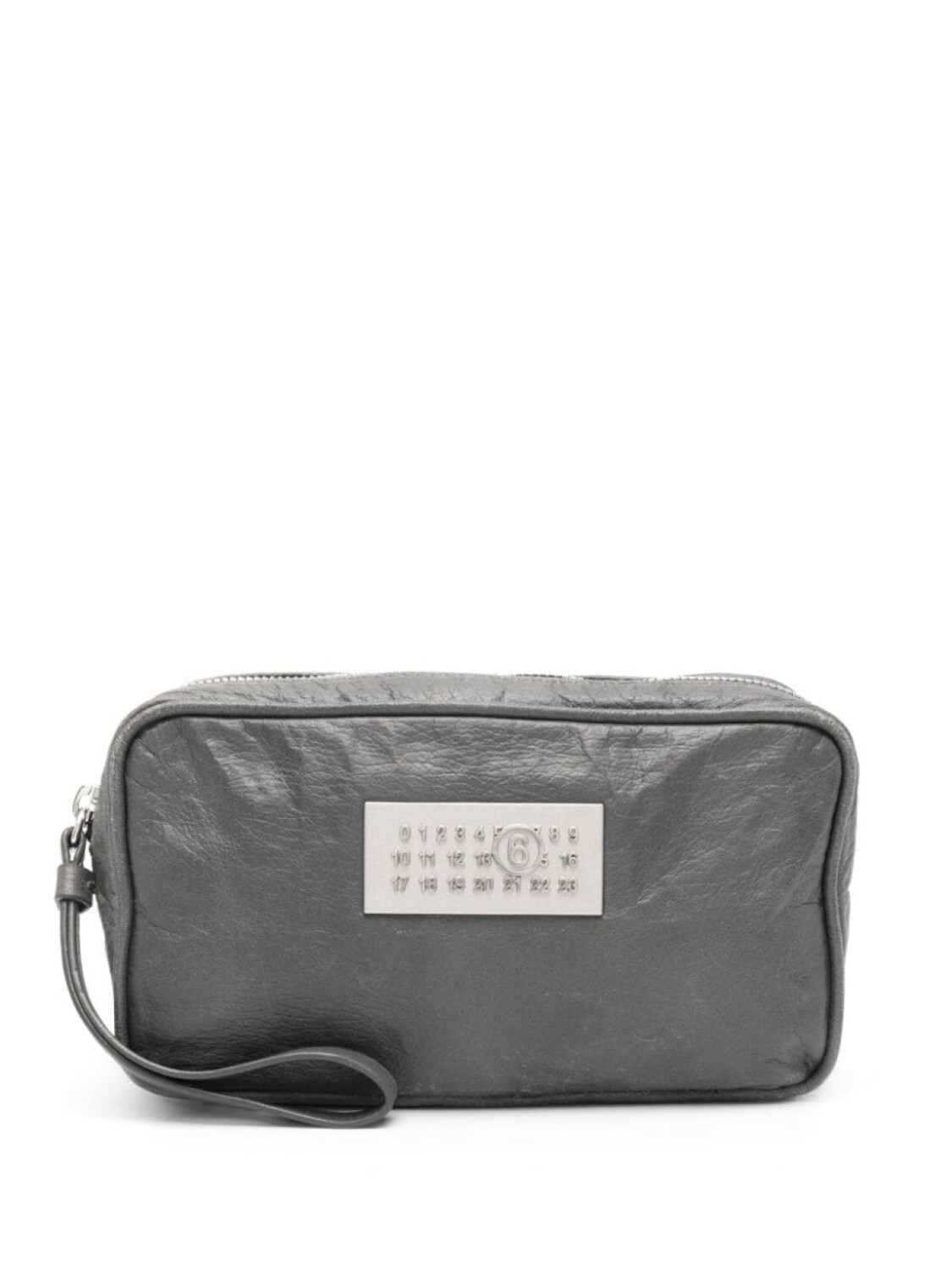

MM6 Maison Margiela косметичка с логотипом, серый
