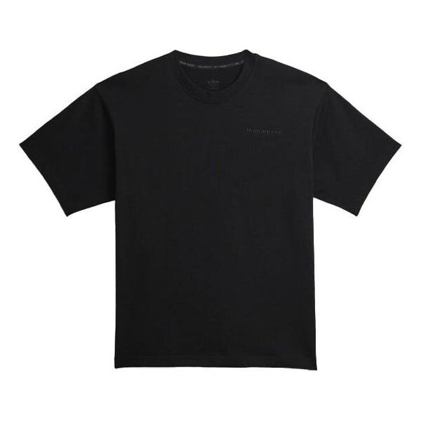 

Футболка adidas originals x Pharrell Williams Crossover Solid Color Round Neck Short Sleeve Black T-Shirt, черный