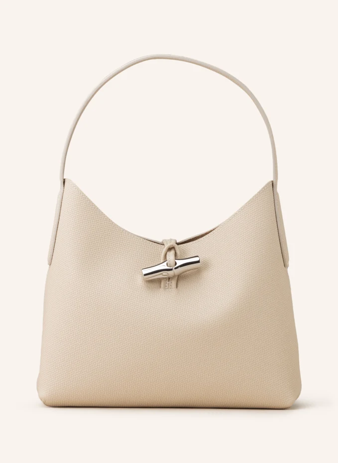 

Сумка-хобо roseau Longchamp, экрю