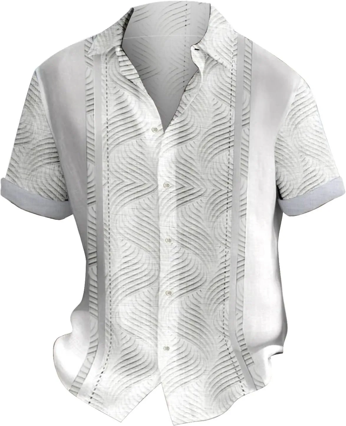 

Мужская футболка с гавайским принтом, легкая, с коротким рукавом HJINGSUN