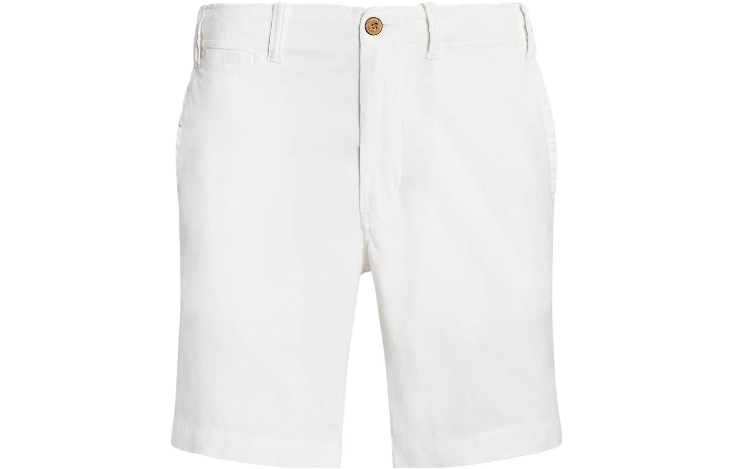 Шорты из льняной смеси, предварительно носимые Polo Ralph Lauren, White