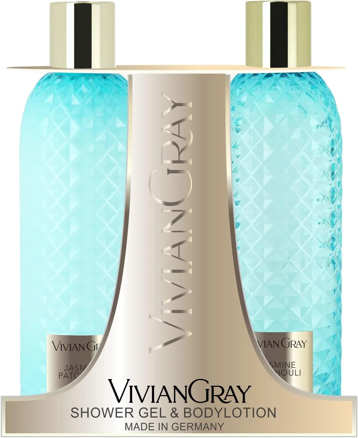 Гель для душа и лосьон для тела VIVIAN GRAY Gemstone Jasmine & Patchouli, 2 x 300 мл Vivian Gray