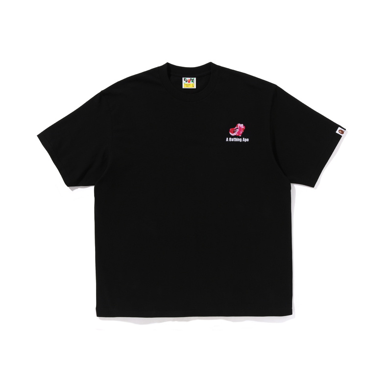 

Футболка свободного кроя с камуфляжным логотипом Abc A BATHING APE, White WHX