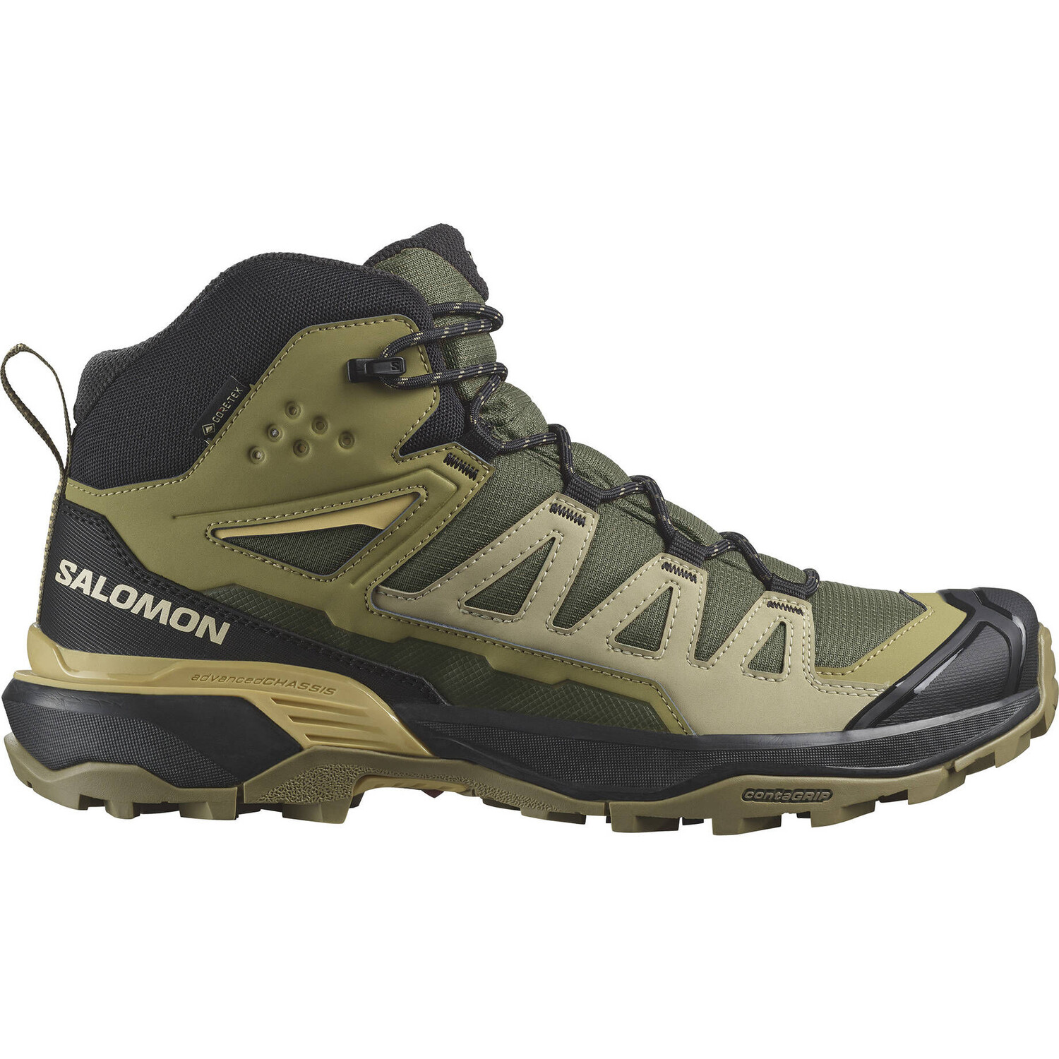 

Кроссовки x Ultra 360 Mid GTX Salomon, зеленый