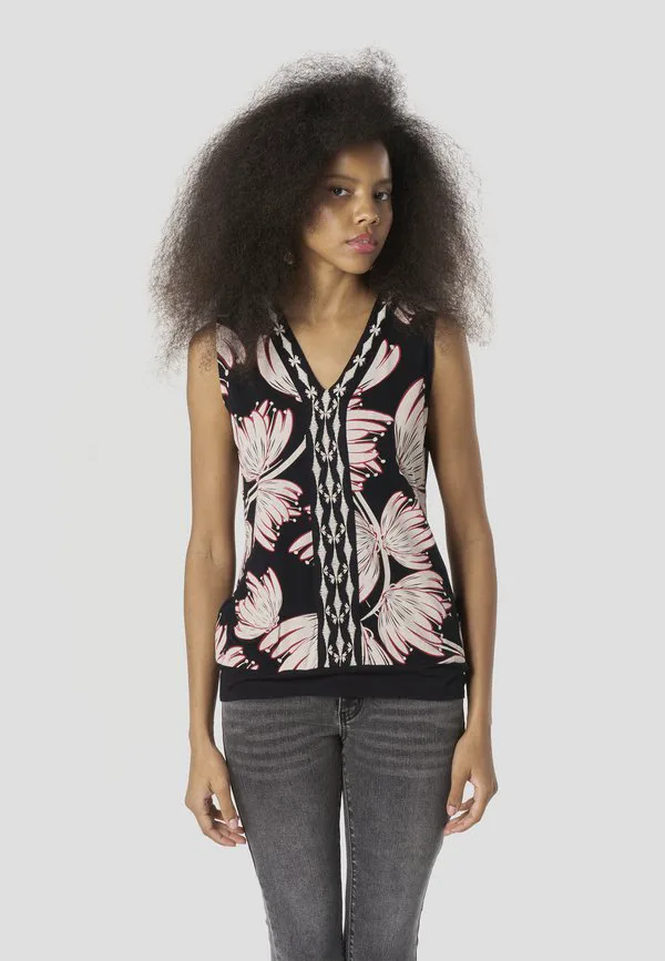 

Женская футболка koroshi, женская футболка-топ Koroshi, Black, Черный, Женская футболка koroshi, женская футболка-топ Koroshi, Black