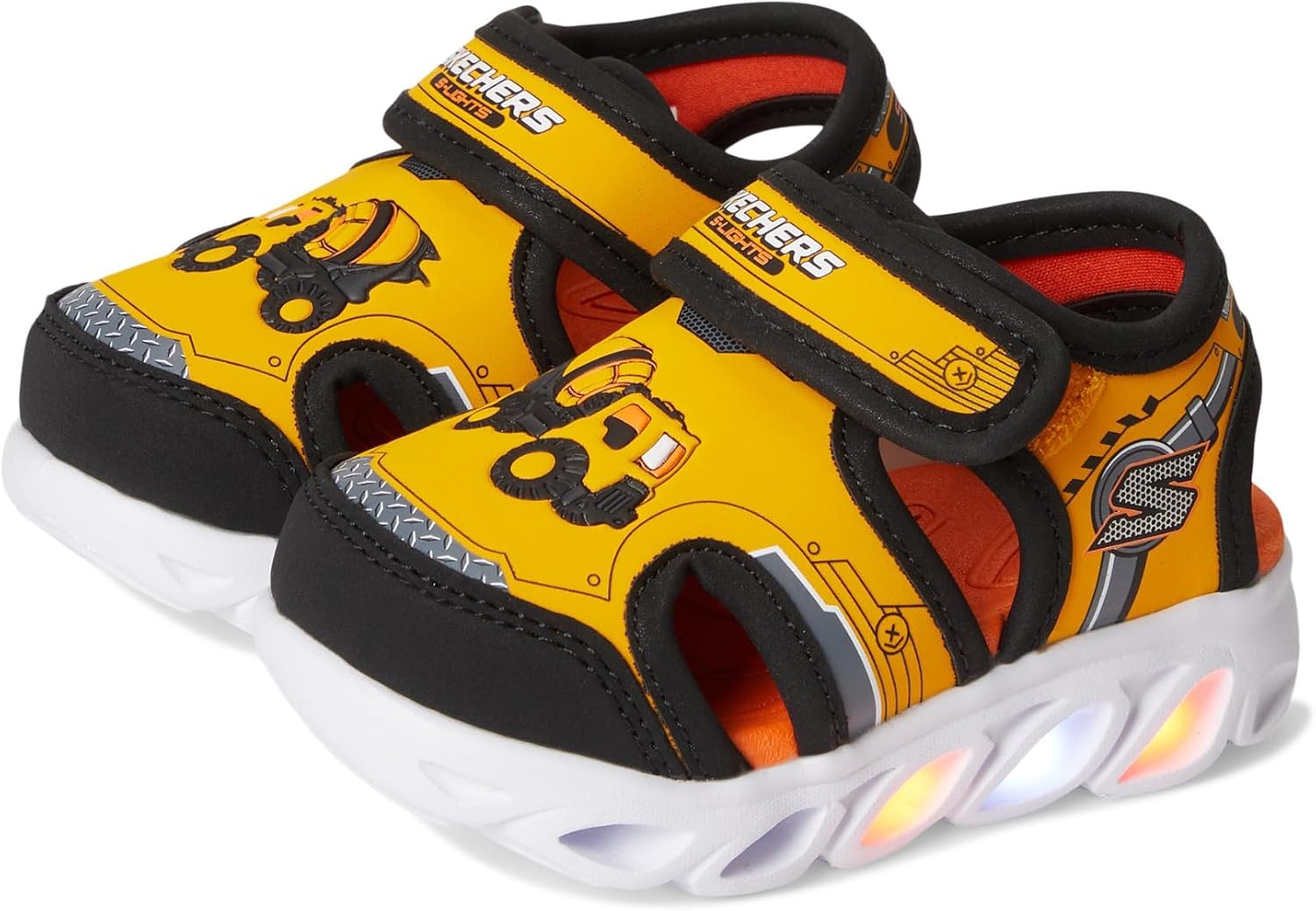 

Сандалии Skechers Kid's Hypno-Splash, черный/желтый