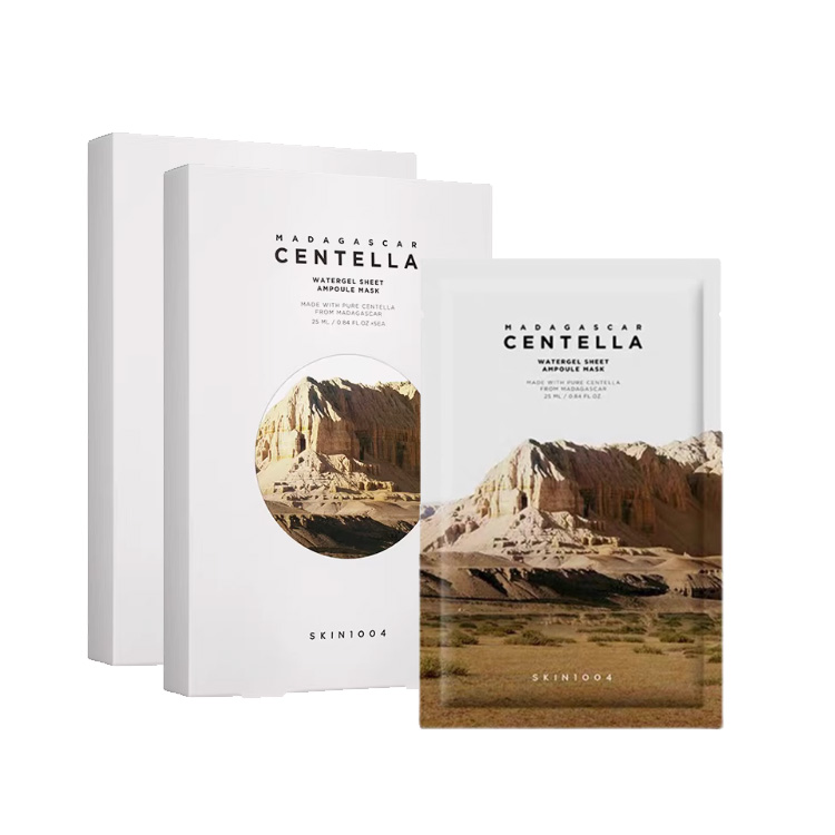 

Гидрогелевая маска для лица Centella Asiatica успокаивающая увлажняющая 5 шт/уп SKIN1004