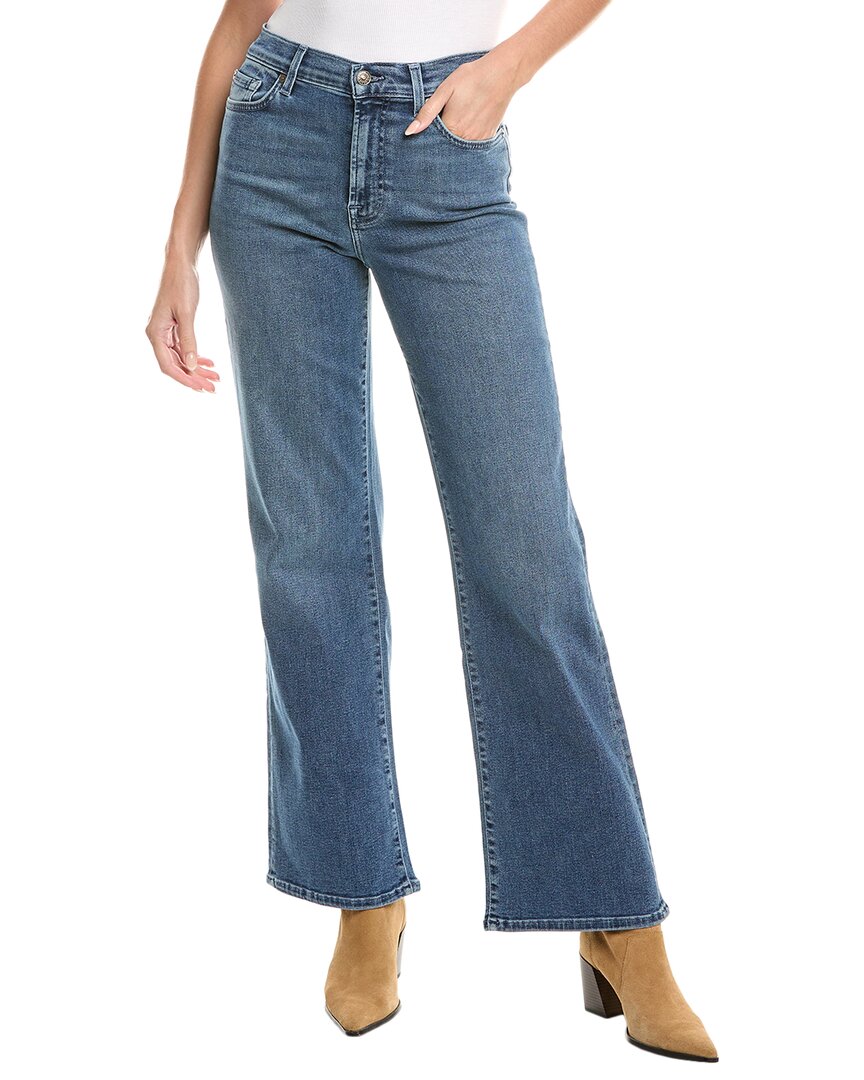 

7 For All Mankind Alexa Yorktown расклешенные джинсы, синий