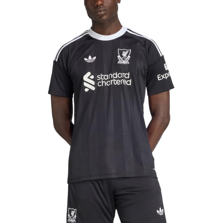 Футболка вратаря Liverpool FC 25/26 Third Adidas Originals, черный — фото 4