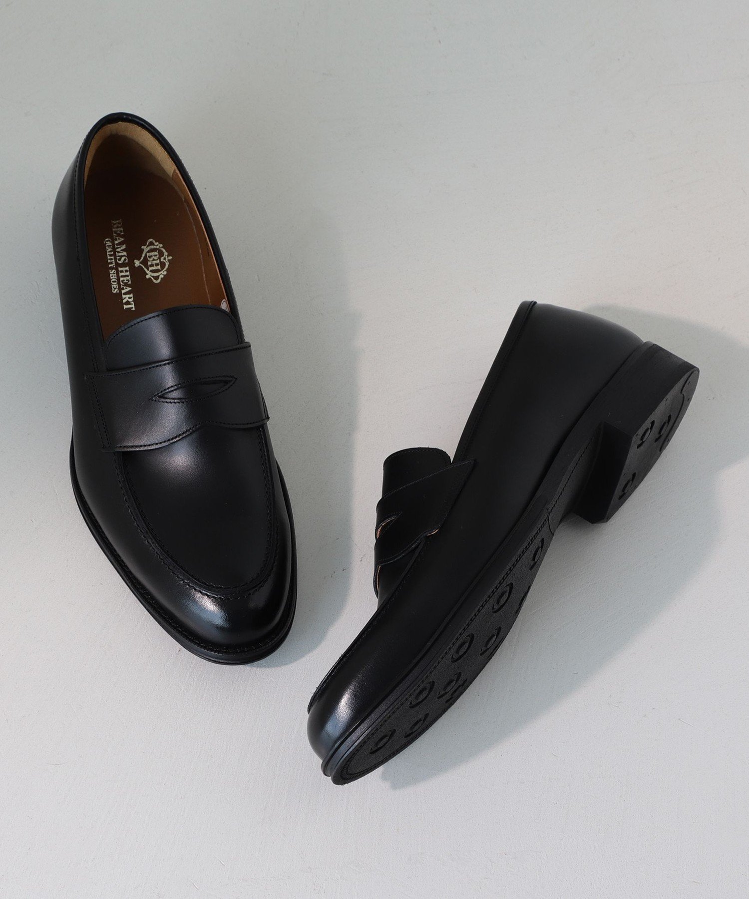 Лоферы (25-27 см) BEAMS HEART MEN, BLACK