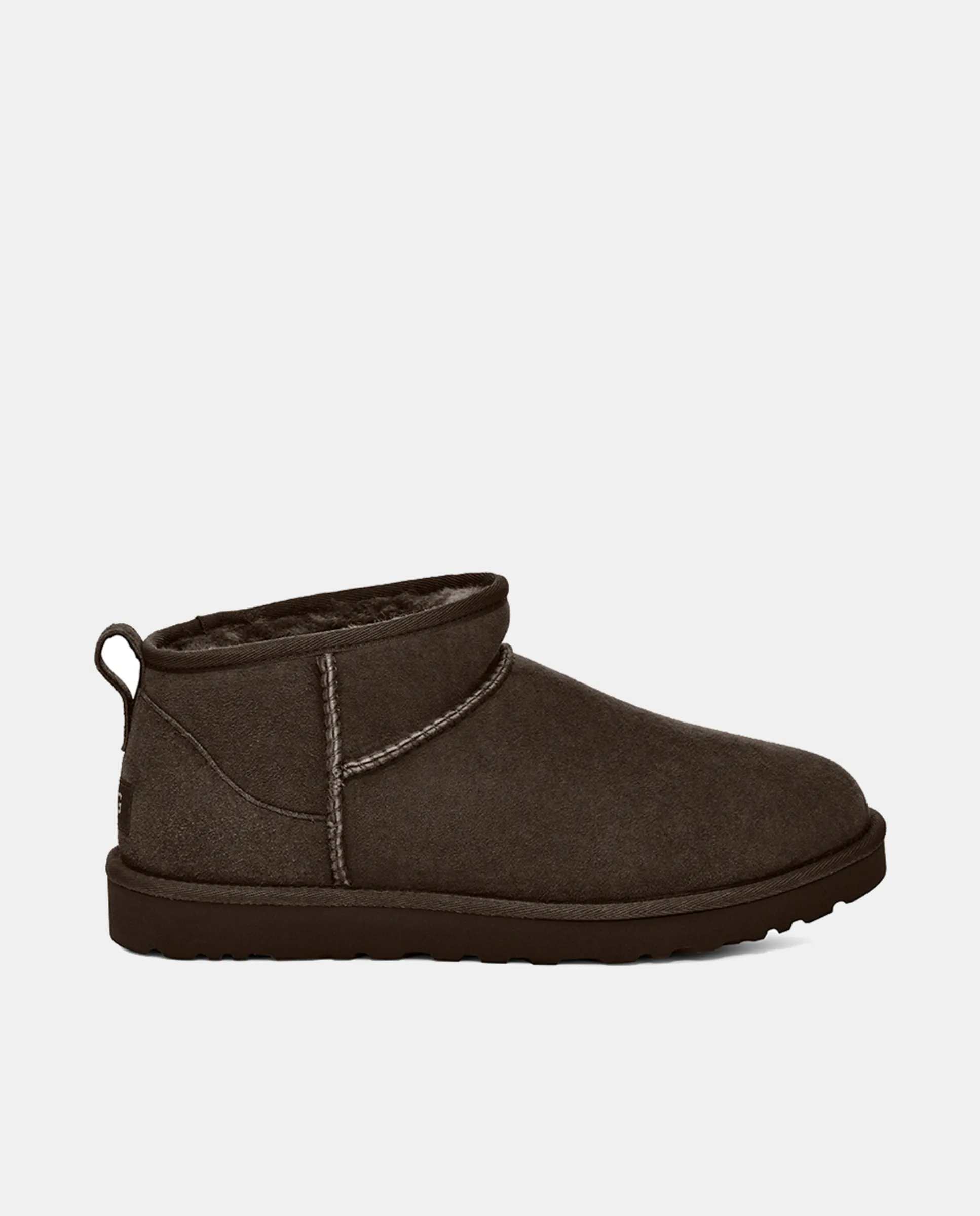 

Классические ультра мини ботинки мужские кожа Ugg, коричневый