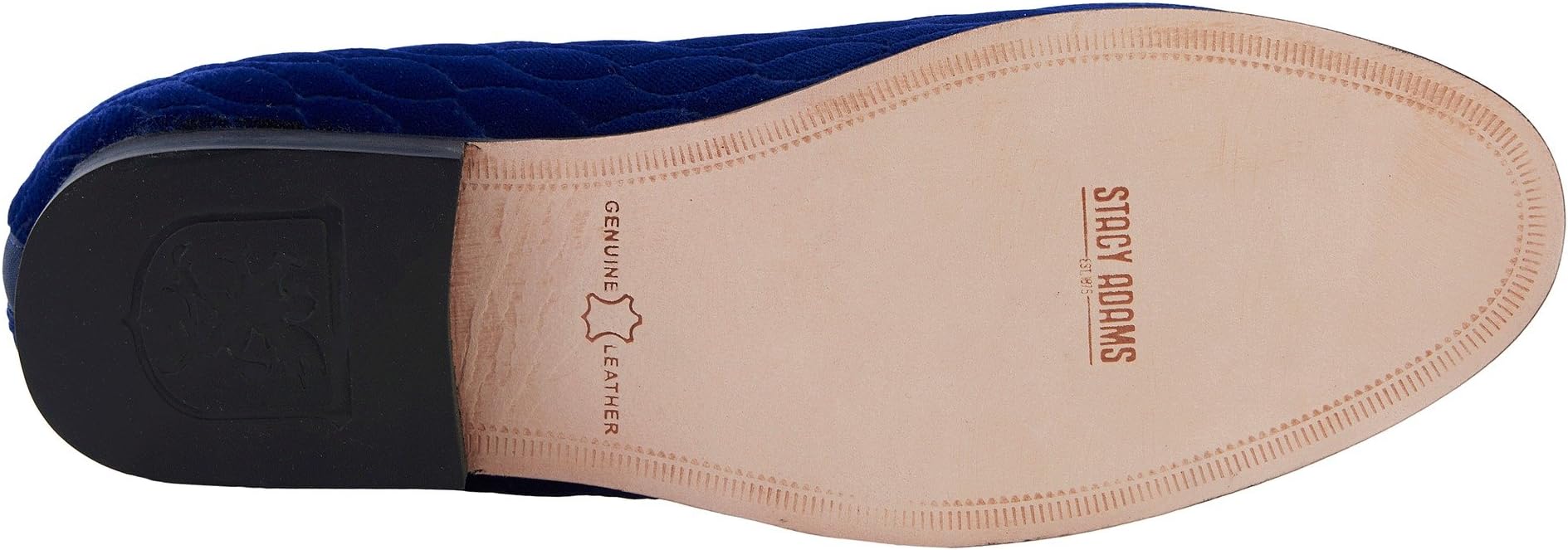 Лоферы Stacy Adams Valet Velour Slip-On Loafer, цвет Dark Blue — фото 3