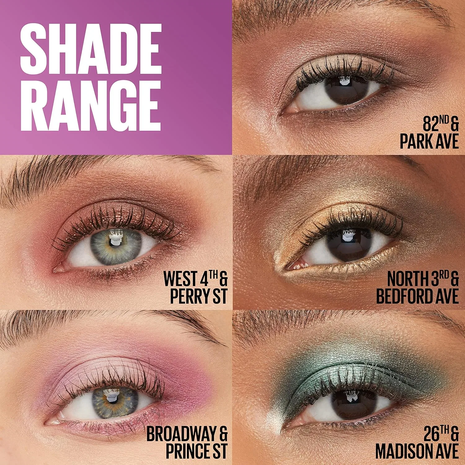 Тени для век Shadow Block Eyeshadow Palette, Maybelline New York, 0.5 унции, 20 WEST 4TH & PERRY ST — фото 4