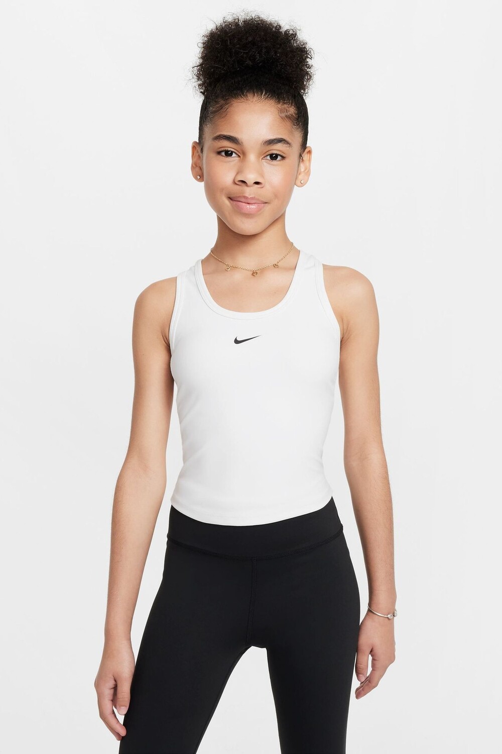 

Один жилет топ Dri Fit Nike, белый