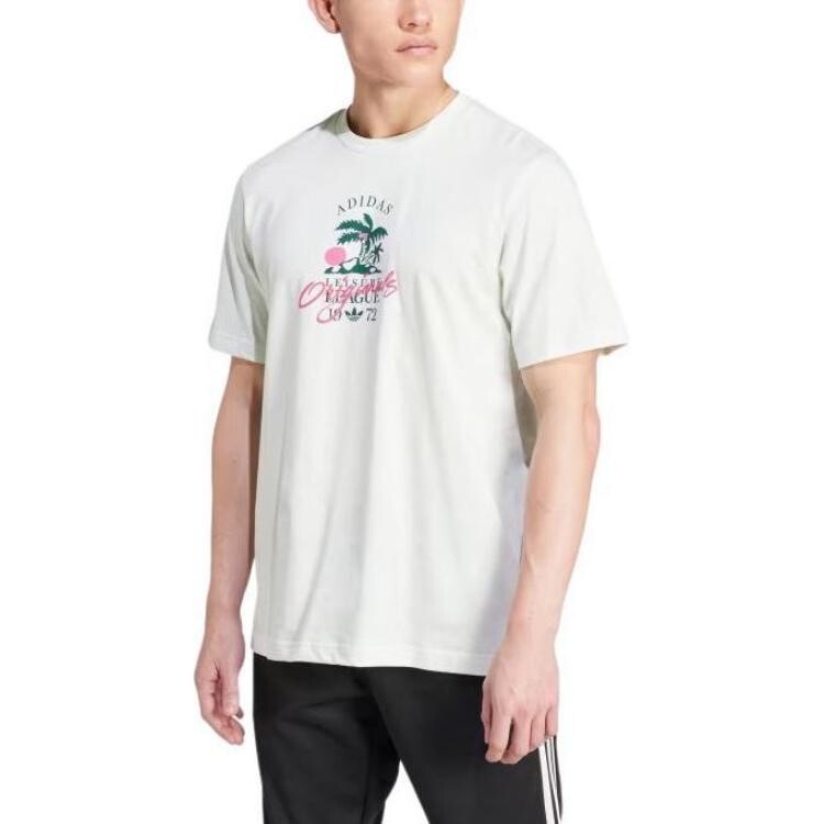 Футболка LEISURE LEAGUE унисекс кристально-изумрудная Adidas Originals, цвет Crystal Emerald — фото 2