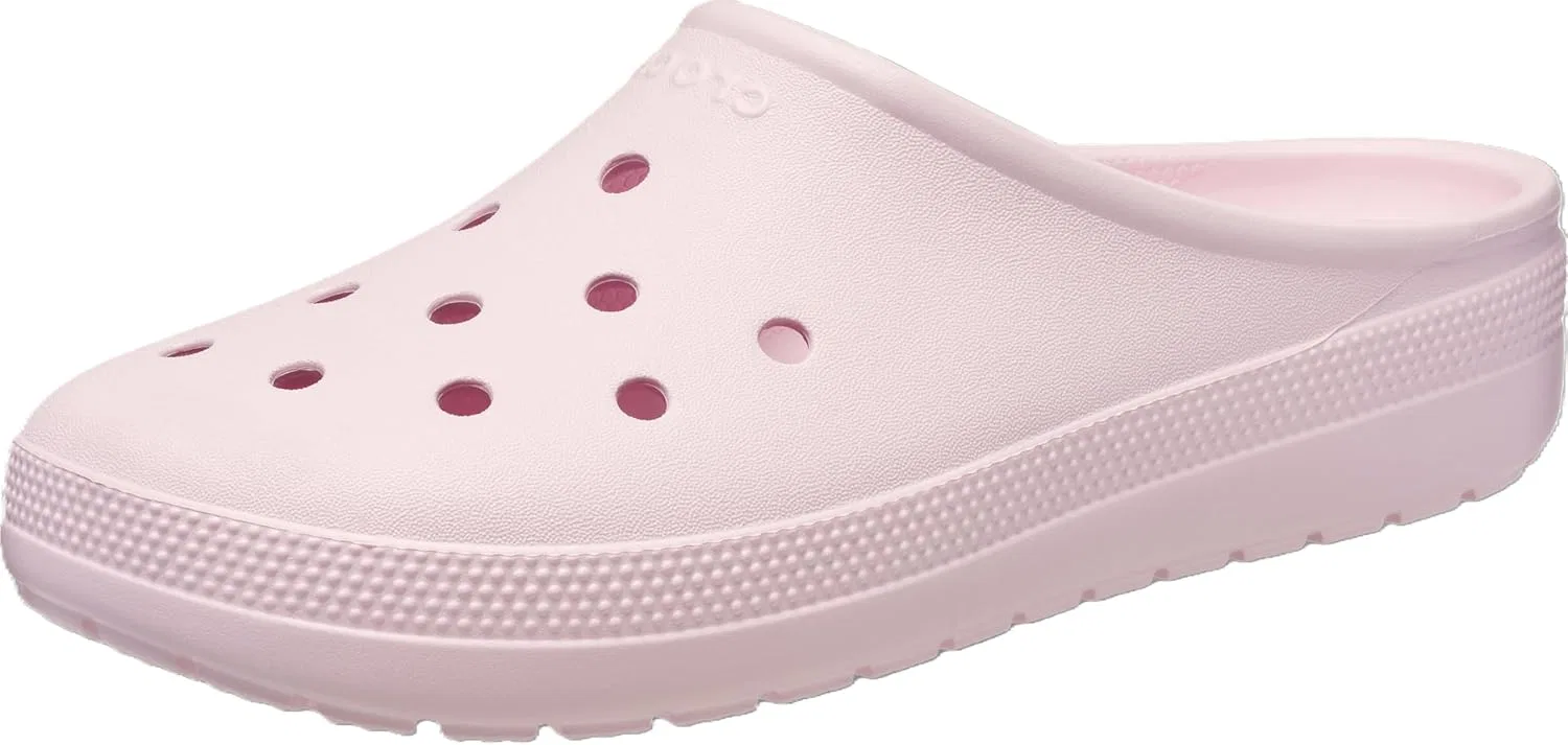 Crocs Классические унисекс низкие сабо без шнурков Деревянные туфли, Pink Milk