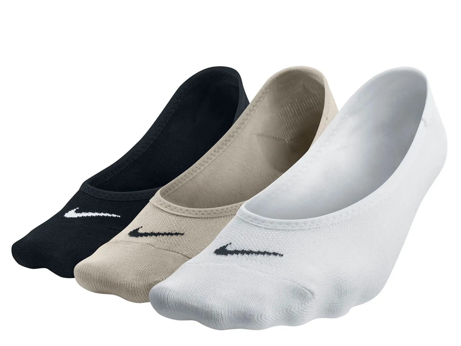 

Носки Performance Cotton Women's No Show Liners - 3 Pack Nike, черный