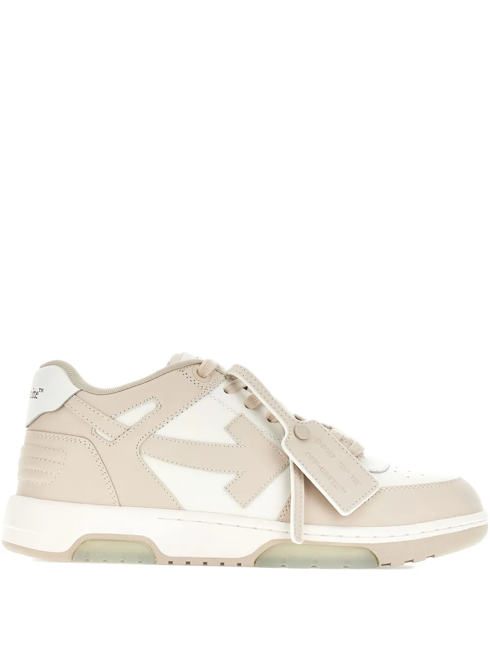

Кроссовки Out Of Office с кожаными вставками OFF-WHITE, нейтральный