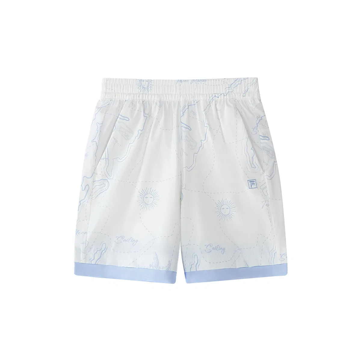 Шорты детские для детей 3-7 лет FILA KIDS, All Over Print