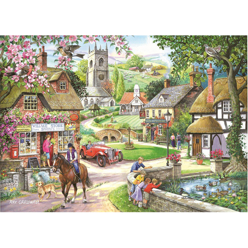 

Пазлы Feeding The Ducks 1000 Piece Puzzle