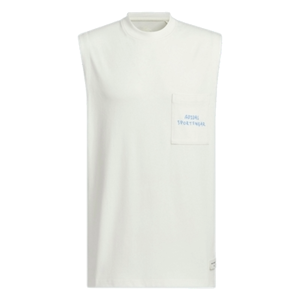 

Спортивный топ adidas Graphic Tank Top 'White Blue' JP2642, белый