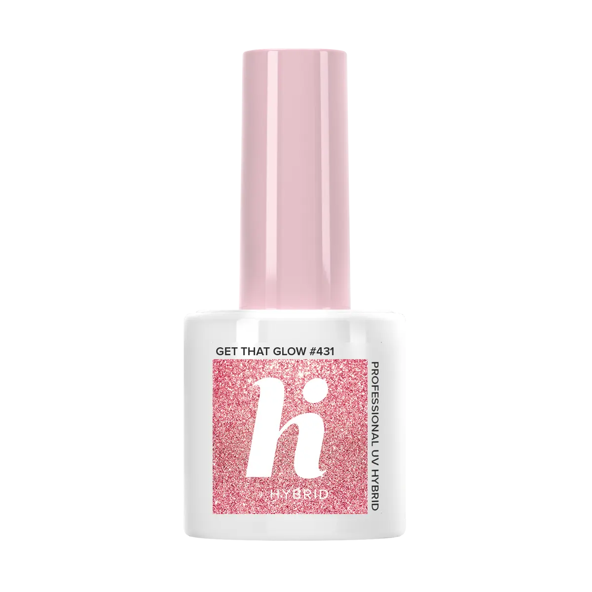 

Гибридный лак для ногтей 431 get that glow Hi Hybrid, 5 мл