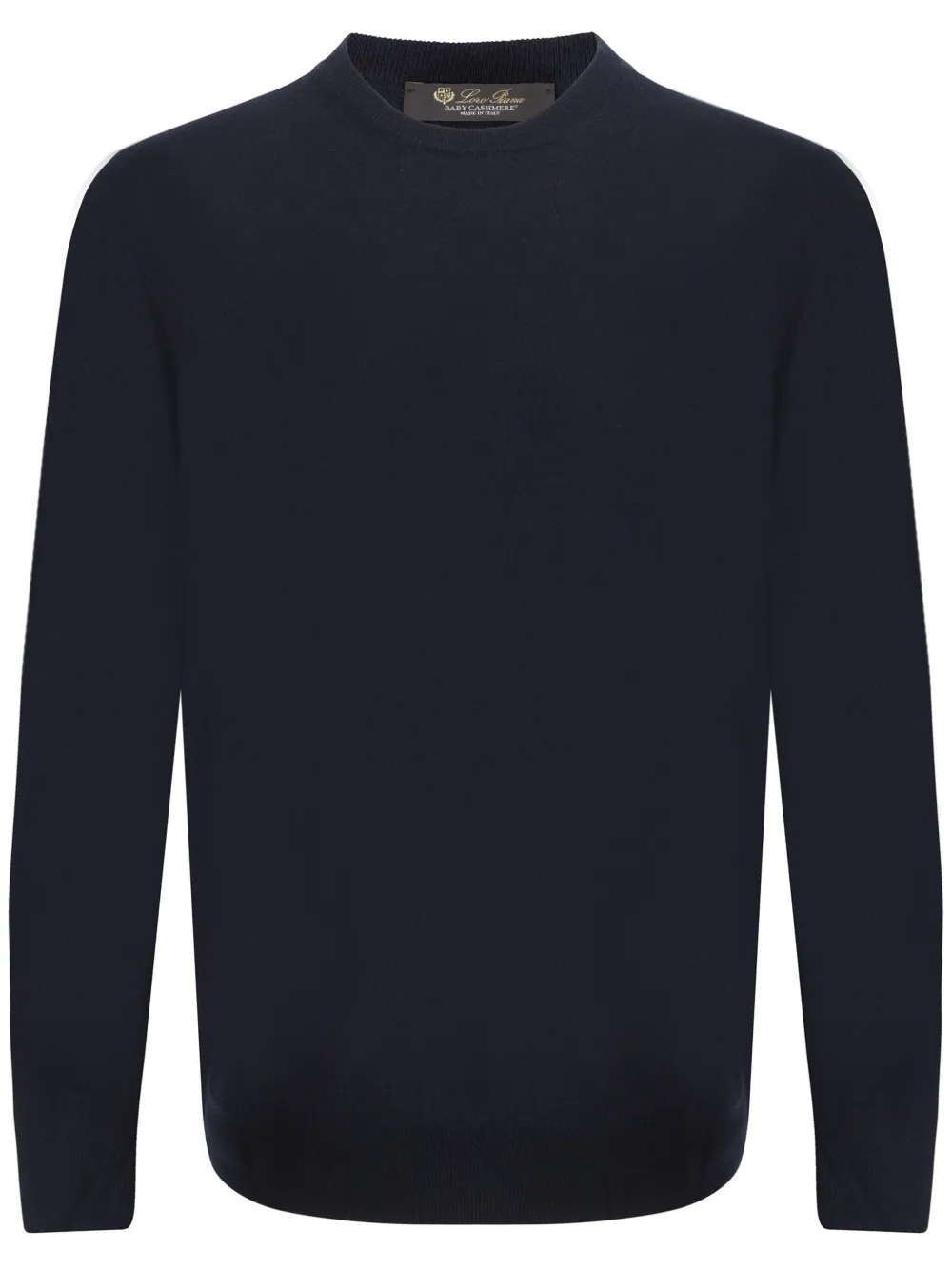 

Свитер с круглым вырезом Loro Piana, синий