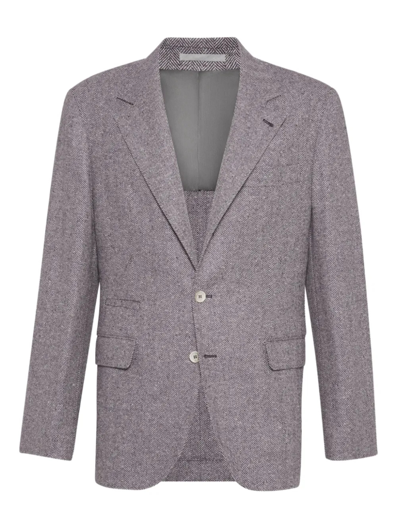 

Двубортный блейзер Brunello Cucinelli, фиолетовый