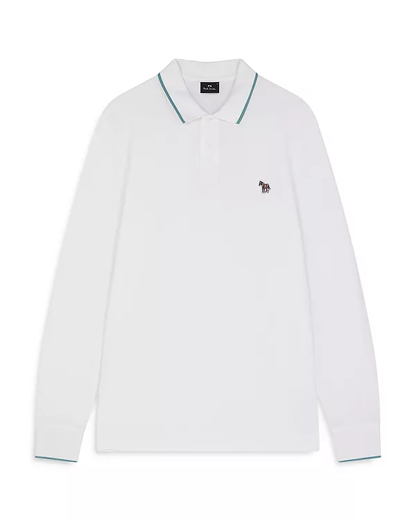 

Рубашка-Поло с длинным рукавом Ps Paul Smith, белый