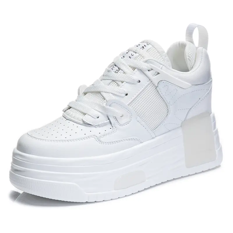 

Кеды, скейтборд обувь женская низкая Nrdrofficial, цвет White leather