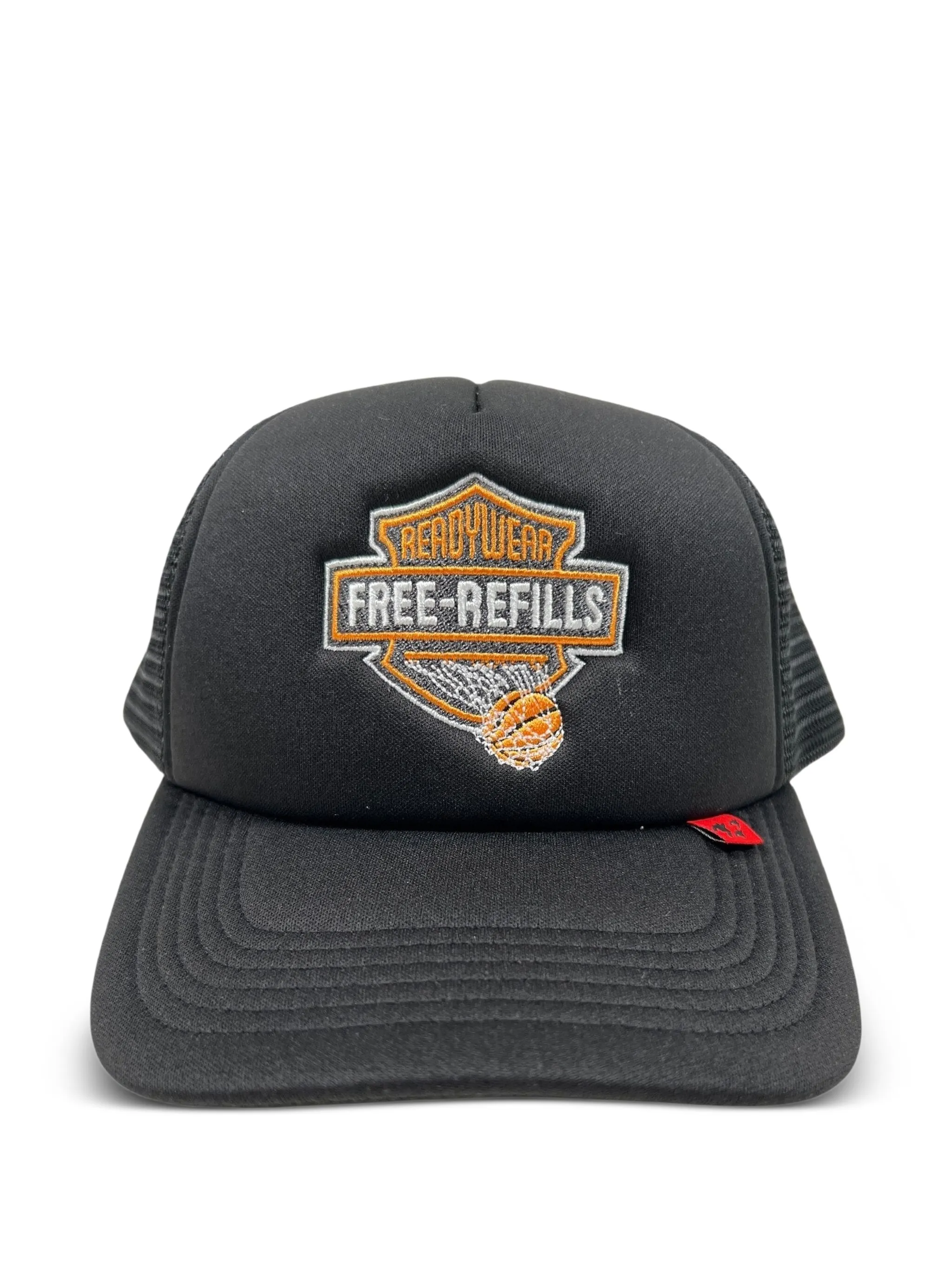 

Кепка Harley с вышитым логотипом Free Refills, черный