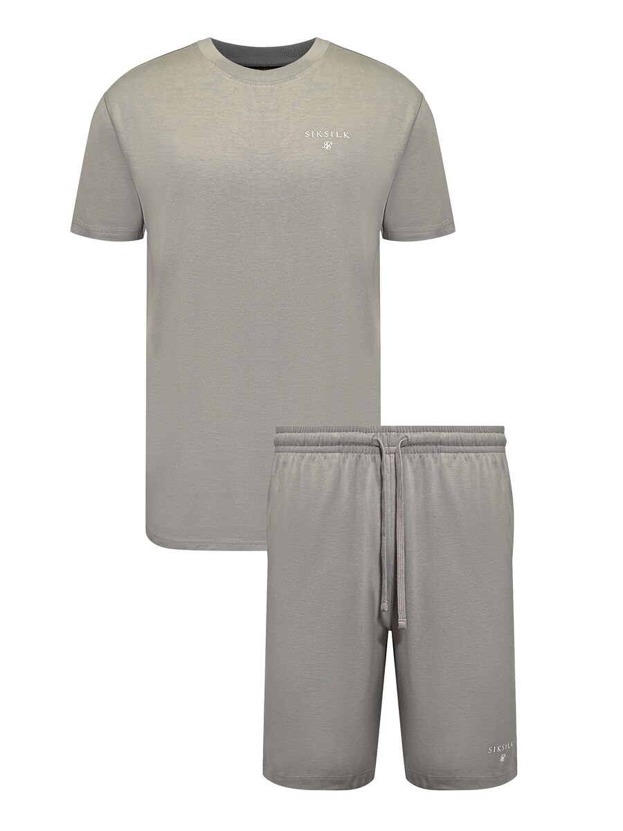 

Короткая пижама SikSilk, серый