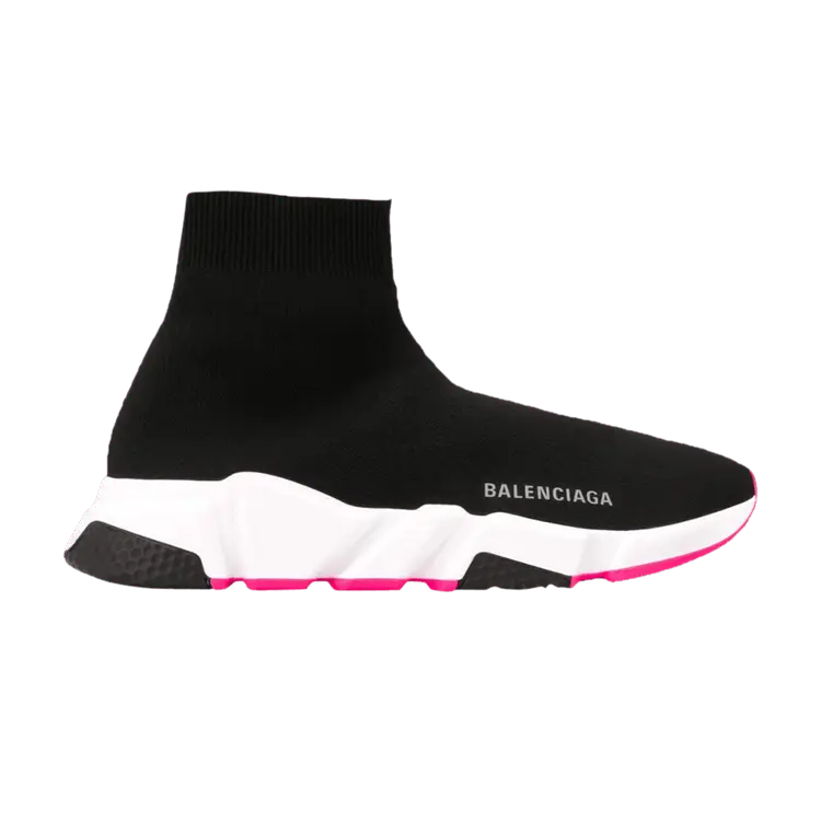 Кроссовки Balenciaga Wmns Speed Trainer, Black Pink Sole