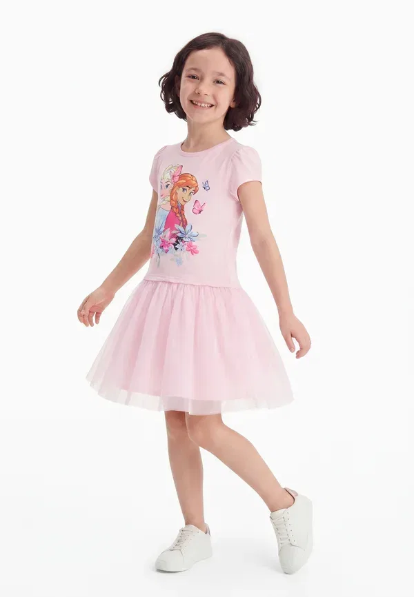 Платье Nmfmemma frozen dress day dress Name It, нежно-розовый