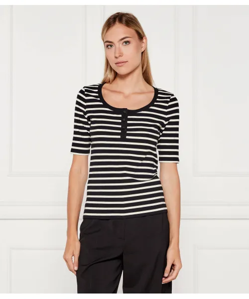 

Блуза Slim fit Lauren Ralph Lauren, черный