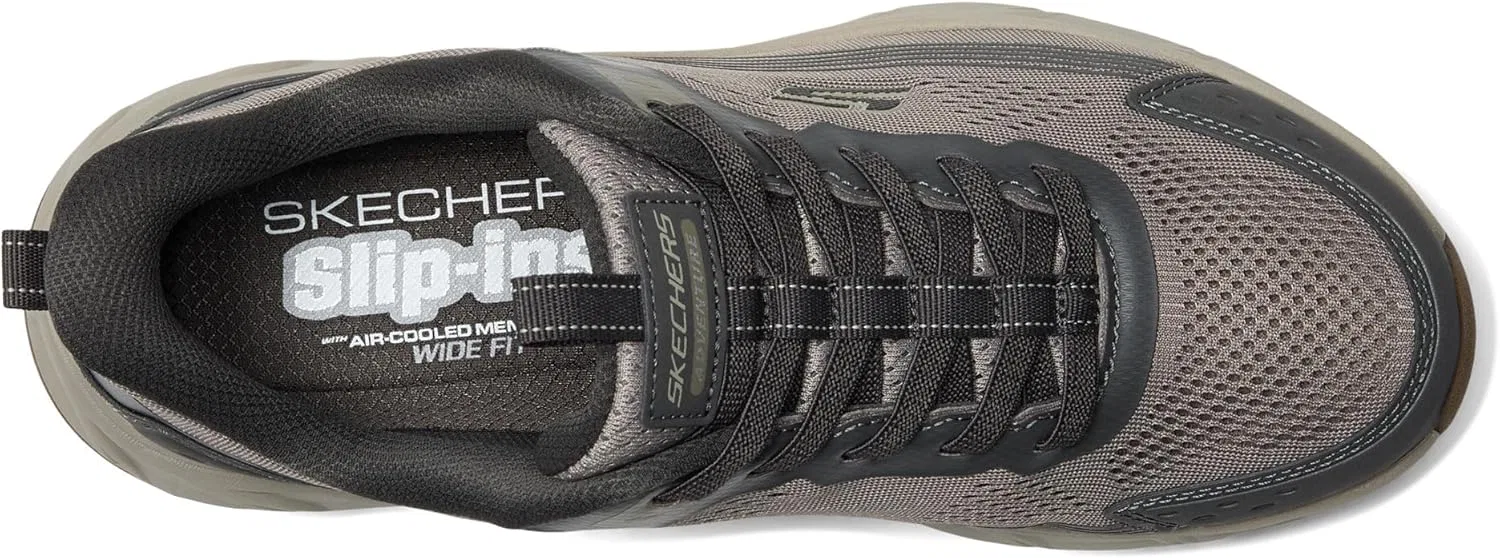 Мужские кроссовки Skechers Hillcrest 2.0 Hands Free Slip-in, Dark Taupe — фото 3
