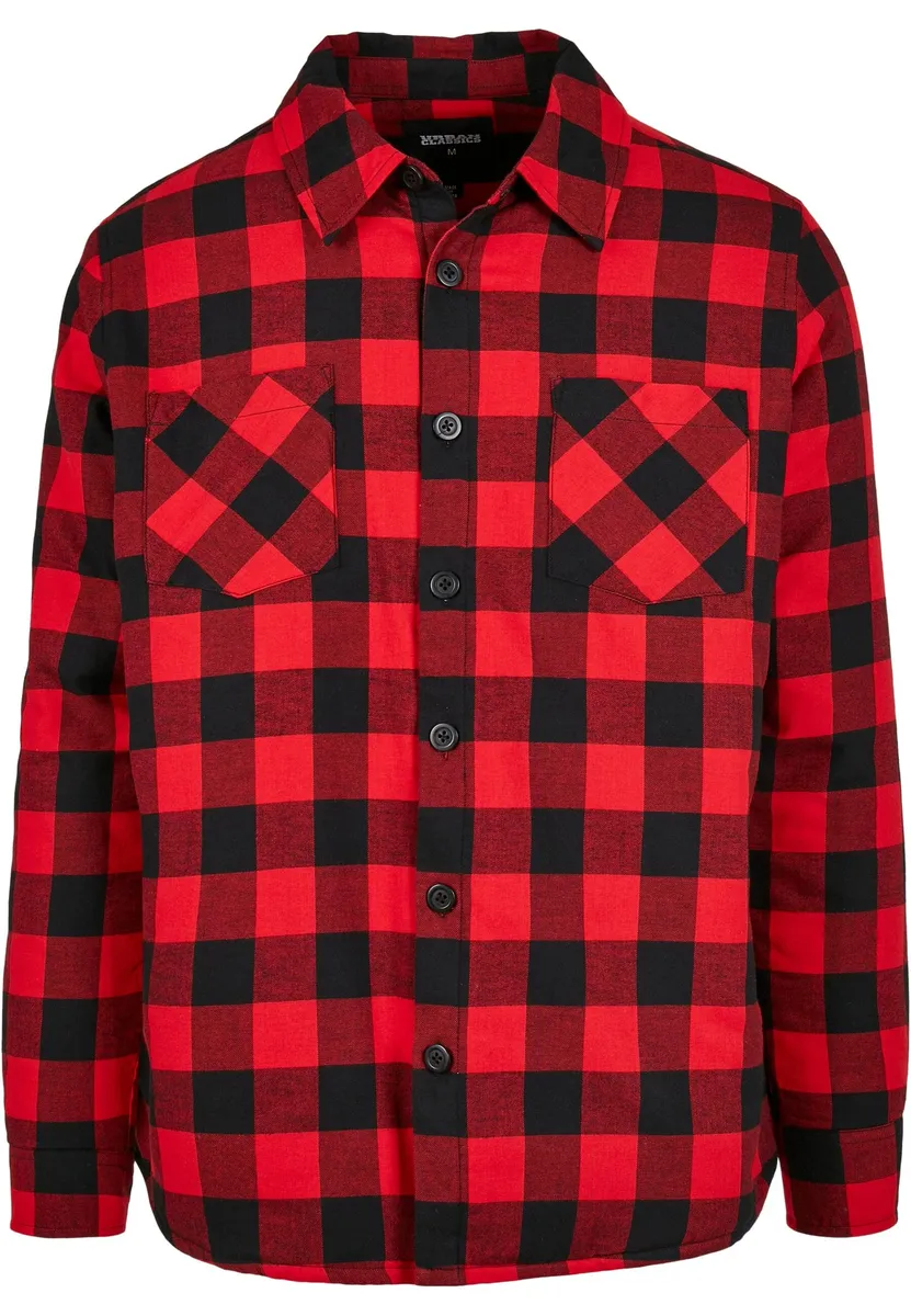 

Рубашка с длинными рукавами URBAN CLASSICS " Urban Classics Men's Padded Check Flannel Shirt" (1 шт.), красный