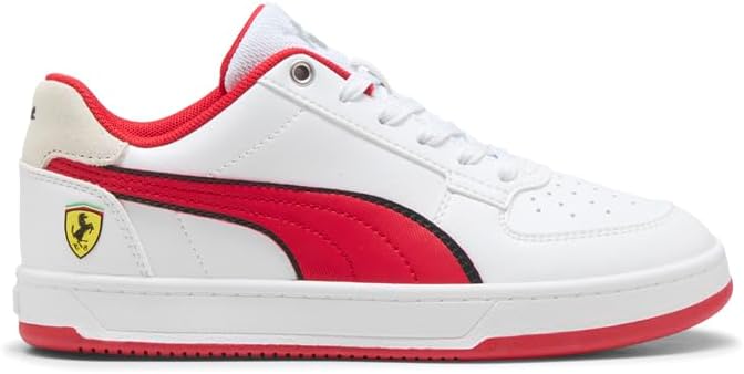

Детские кроссовки PUMA для мальчиков Scuderia Ferrari Caven 2.0 на шнурках, повседневные - черные