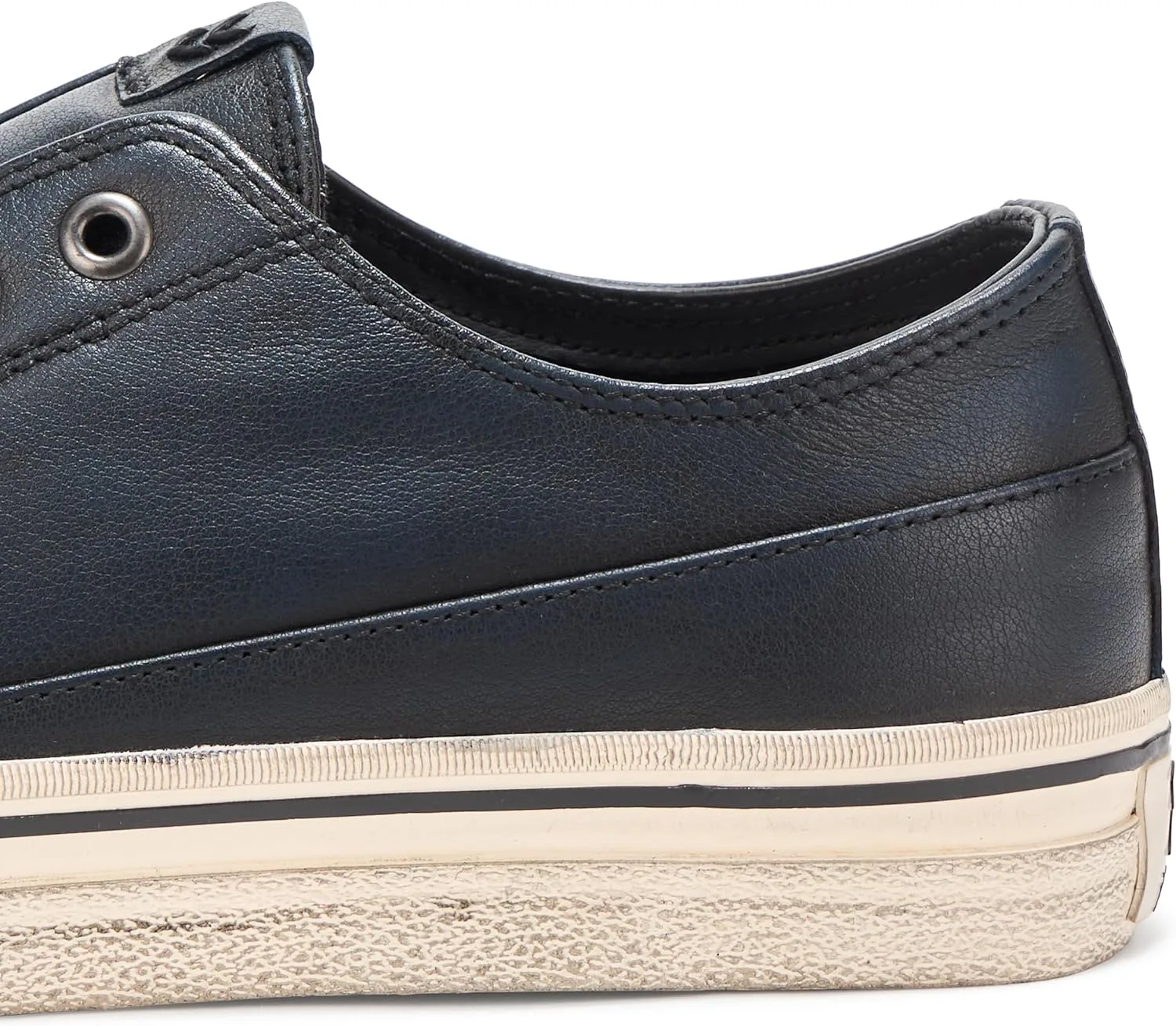 Мужские низкие кеды John Varvatos Vulc на шнуровке, темно-синий — фото 4