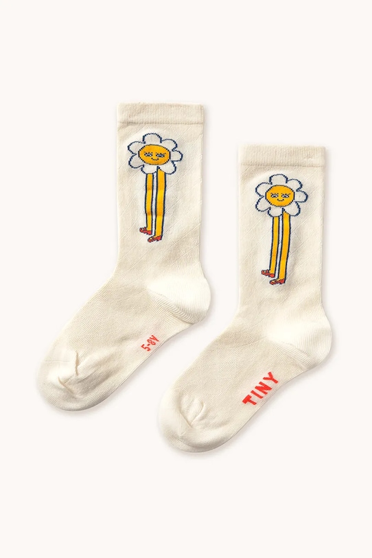 

Детские носки DAISIES средней высоты Tinycottons, бежевый