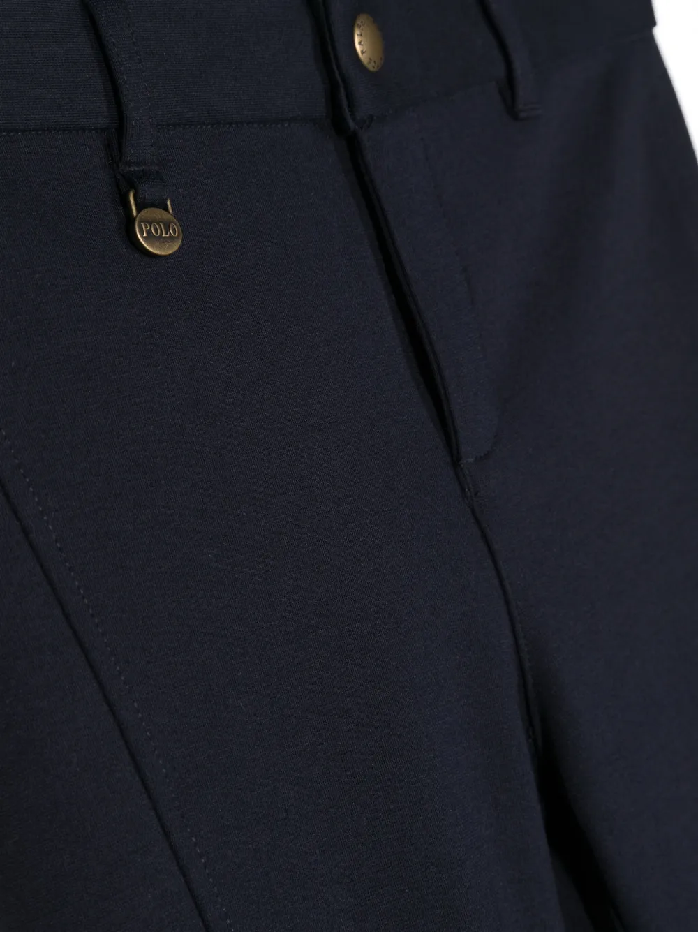 Леггинсы средней посадки POLO RALPH LAUREN KIDS, синий — фото 3