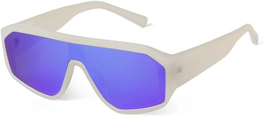 

Модные солнцезащитные очки с зеркальными линзами, большие мужские солнцезащитные очки, очки с плоской верхней частью, прямоугольные женские солнцезащитные очки, женские солнцезащитные очки UV400 Generic, C4