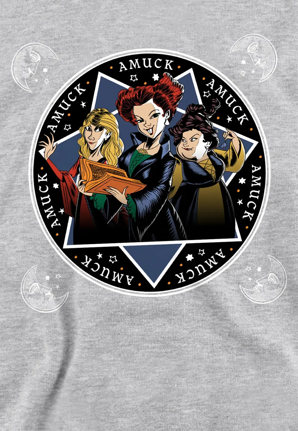 Детский худи Hocus Pocus Sanderson Sisters Disney, серый — фото 2