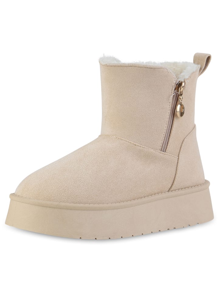 Ботильоны VAN HILL Winter Boots Adelaide, бежевый